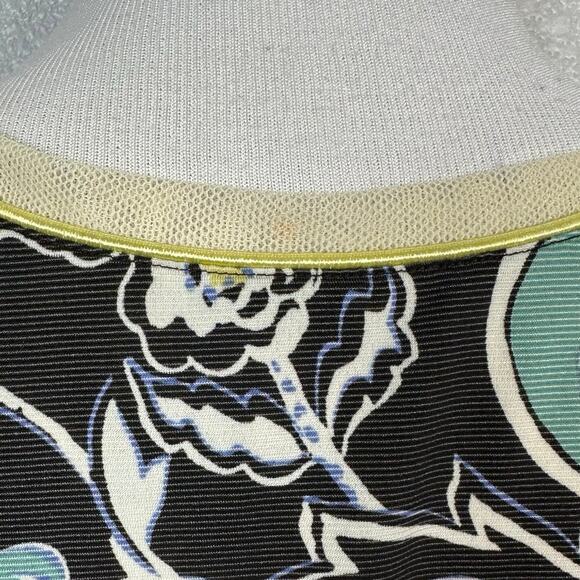 ANAC Designed by Kimi 90s Y2K Artsy Asian Inspired Print Mesh Knit Tee Top M - Picture 6 of 12